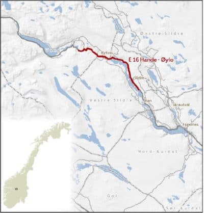 E16 Fagernes – Øylo, parsell Hande – Øylo