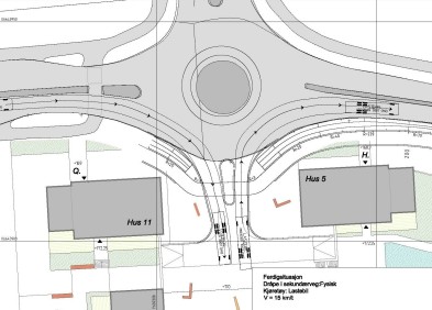 Skårerkrysset ny anleggsvei